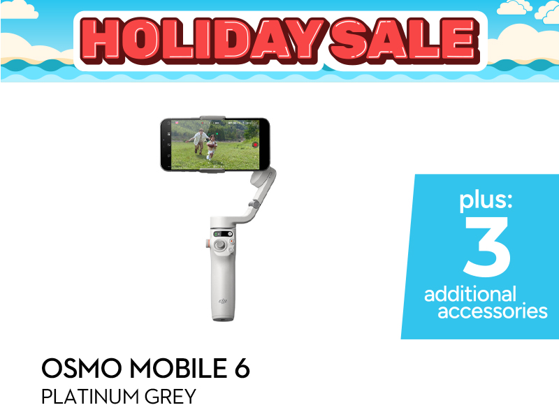 Osmo Mobile 6 Holiday Combo (Platinum Grey)